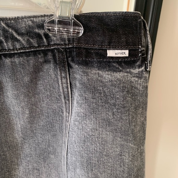 MOTHER Superior The Breaker Micro Mini Denim Skort - Picture 8 of 14